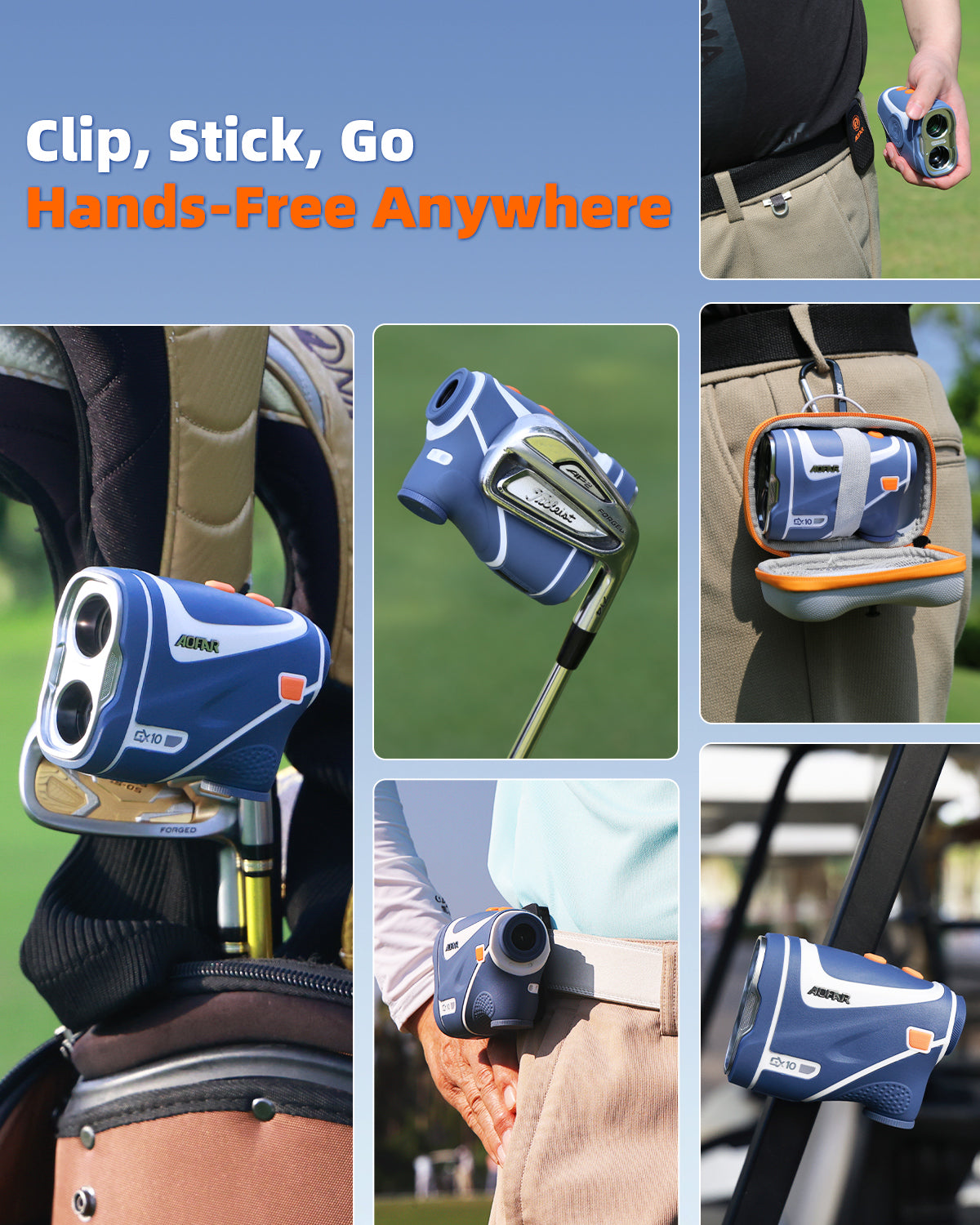 GX10 Golf Rangefinder 1200Yards