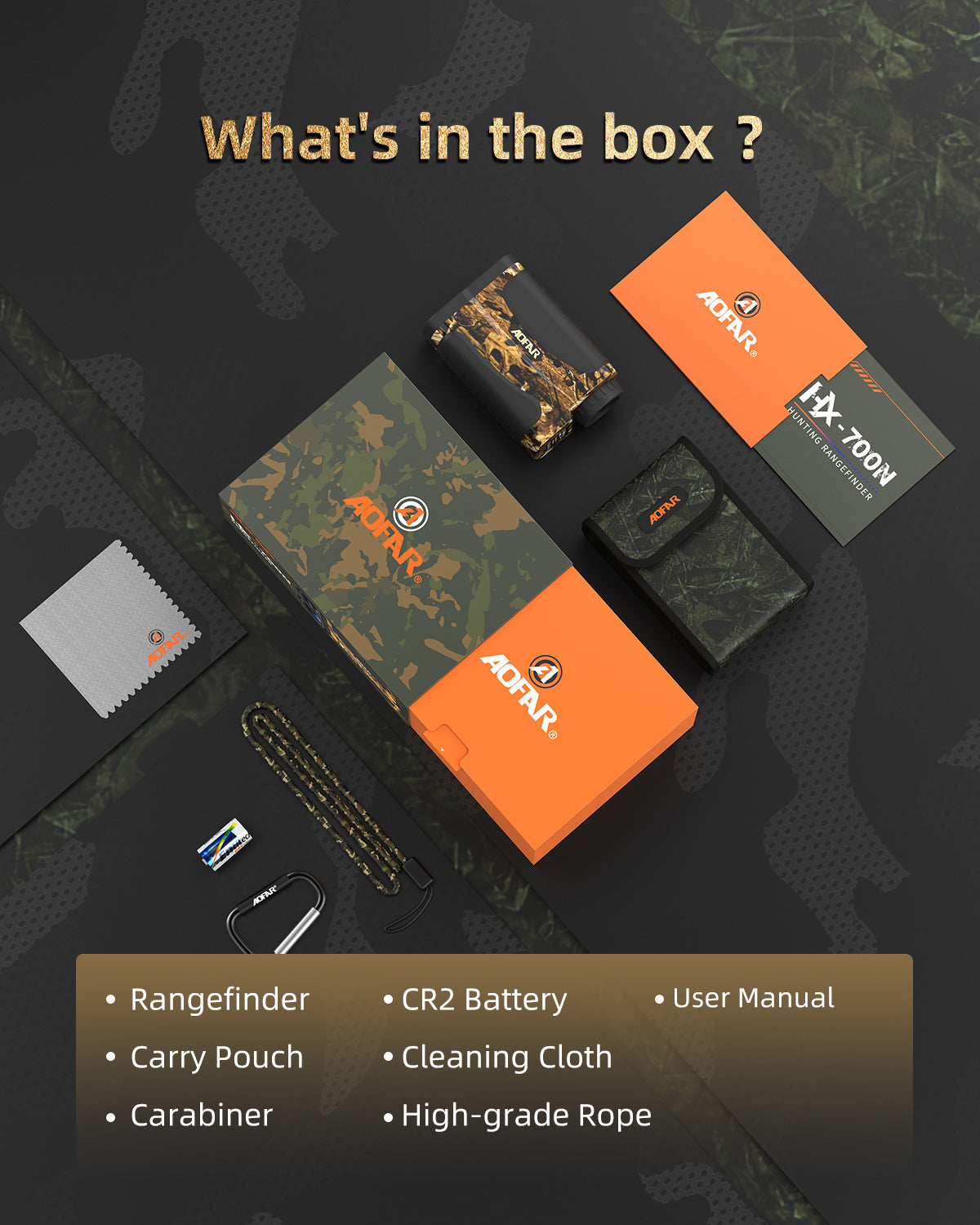 HX-700N Hunting Rangefinder 700 Yards