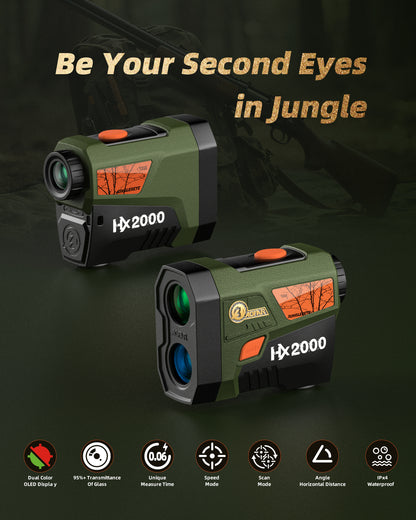HX2000 Hunting Rangefinder 2000 Yards