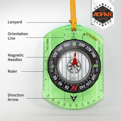 AF-362 Orienteering Compass