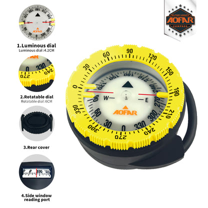 AF-Q60C Diving Compass Hose Groove Style