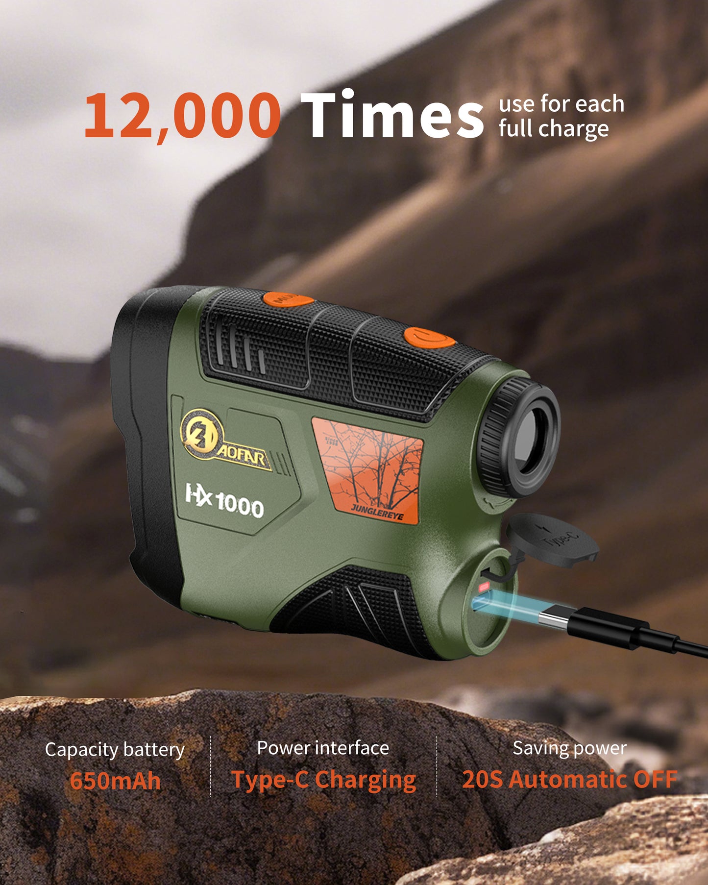 [Flash Sale] HX1000 Hunting Rangefinder 1000 Yards