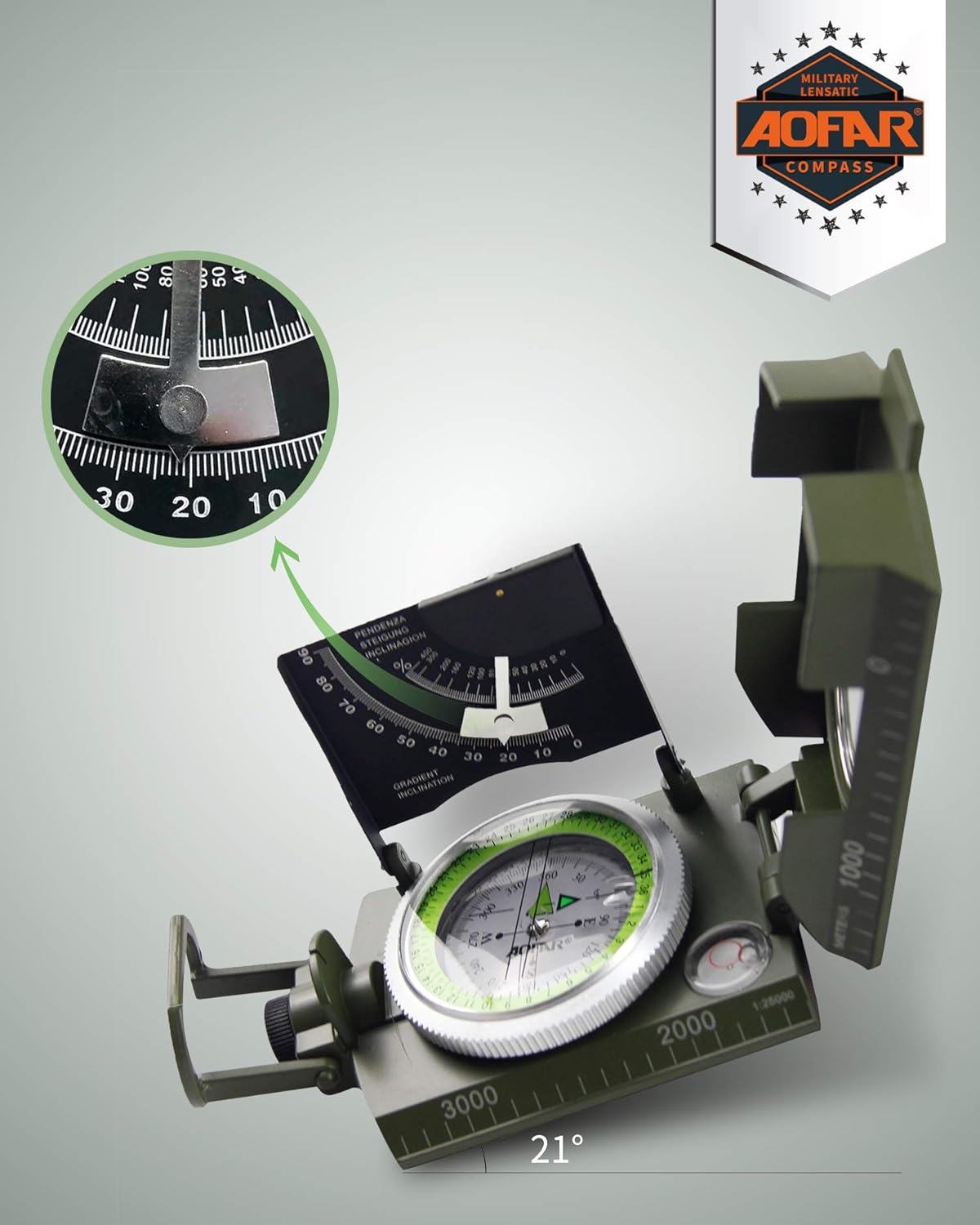 AF-4074 Military Compass