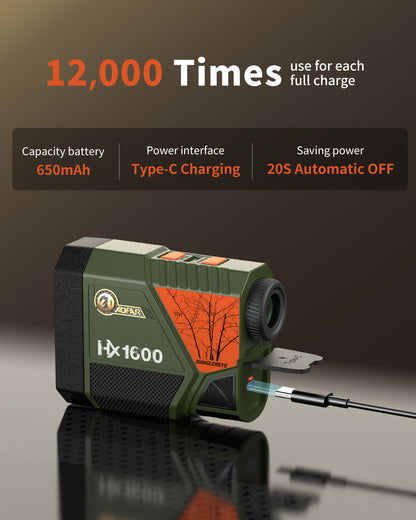 HX1600 Hunting Rangefinder 1600 Yards