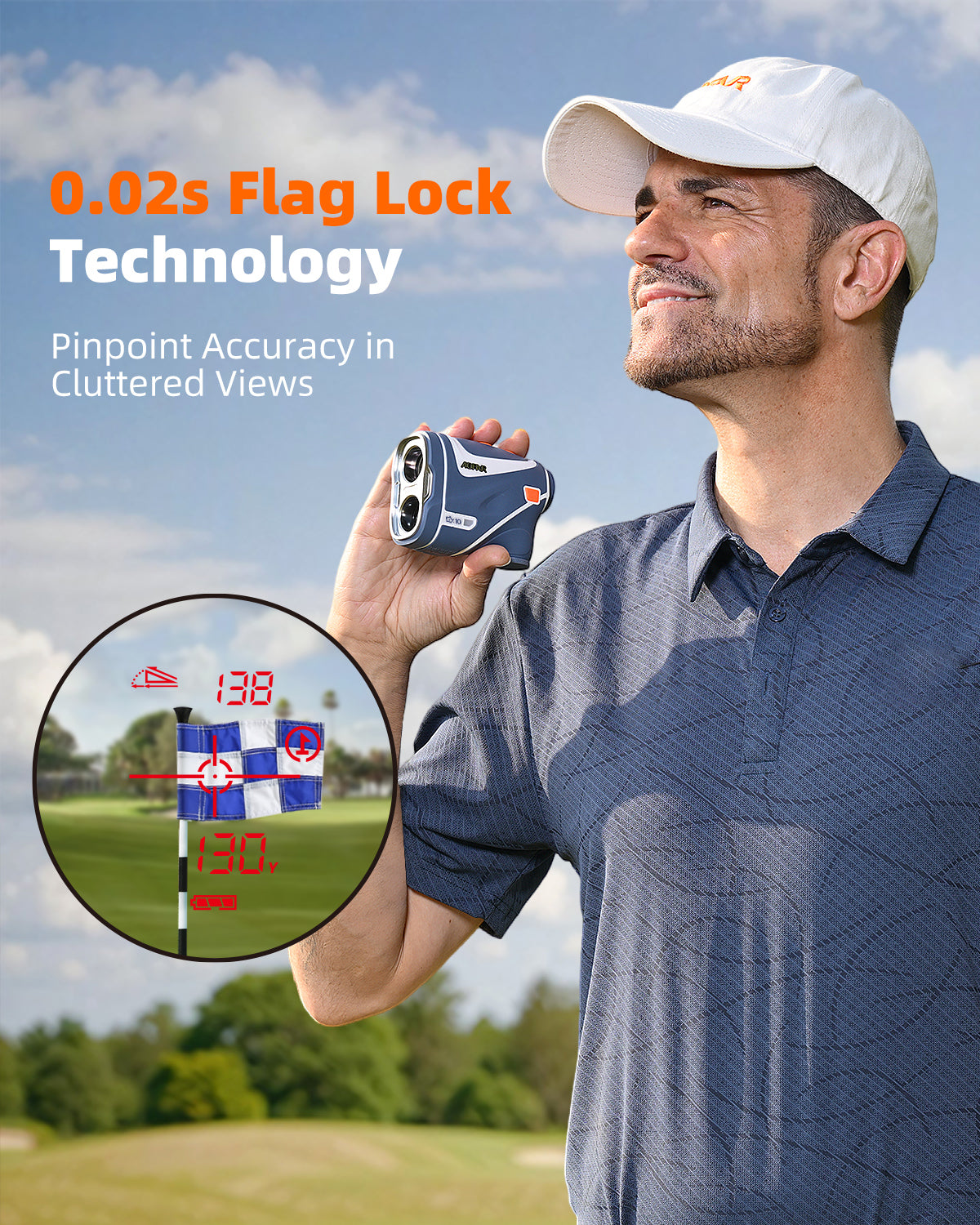 GX-10 Golf Rangefinder 1200Yards