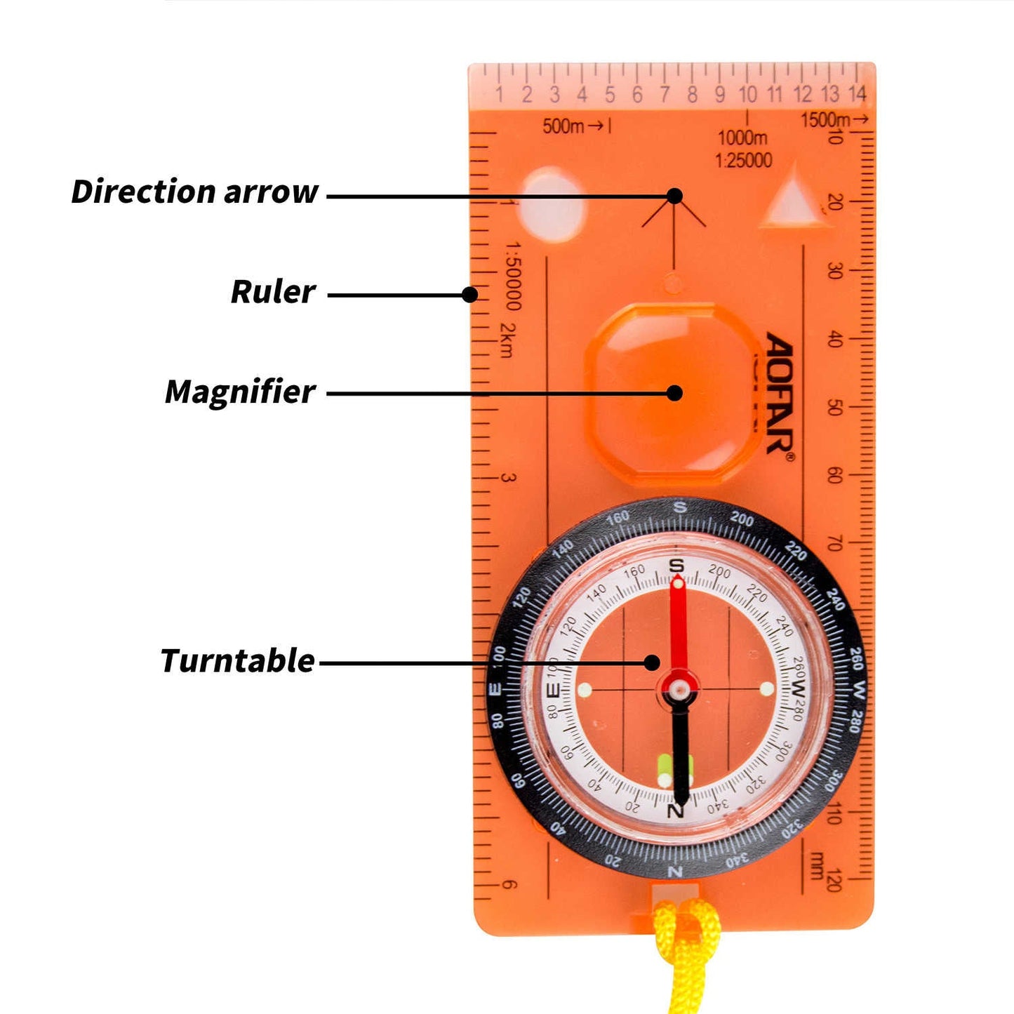 AF-5C Orienteering Compass