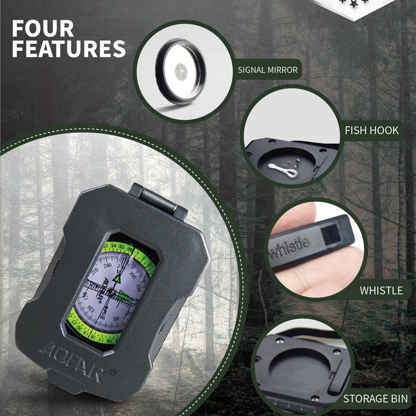 AF-4090 Multifunctional Compass